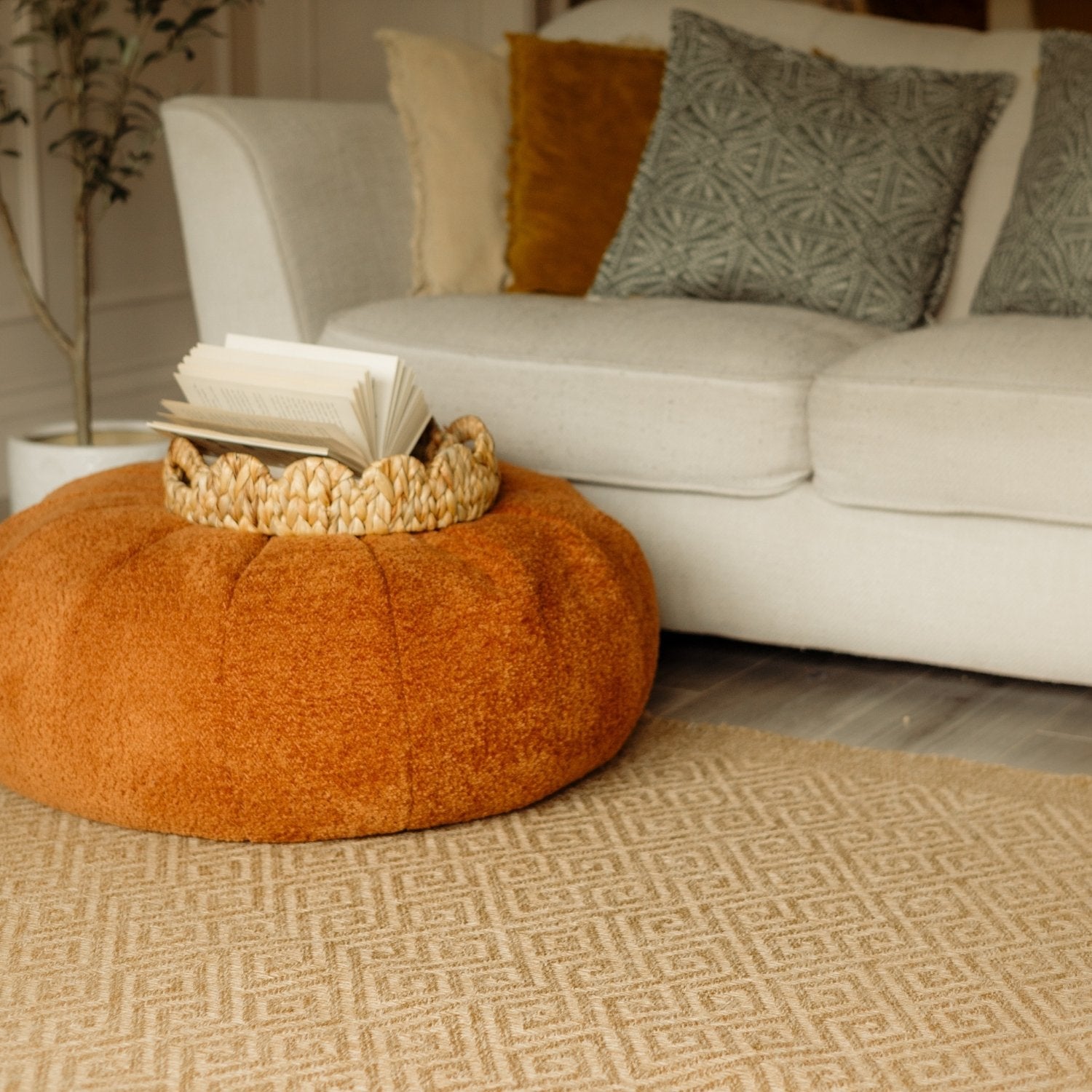 Nature Outdoor Rug Neutral Jute