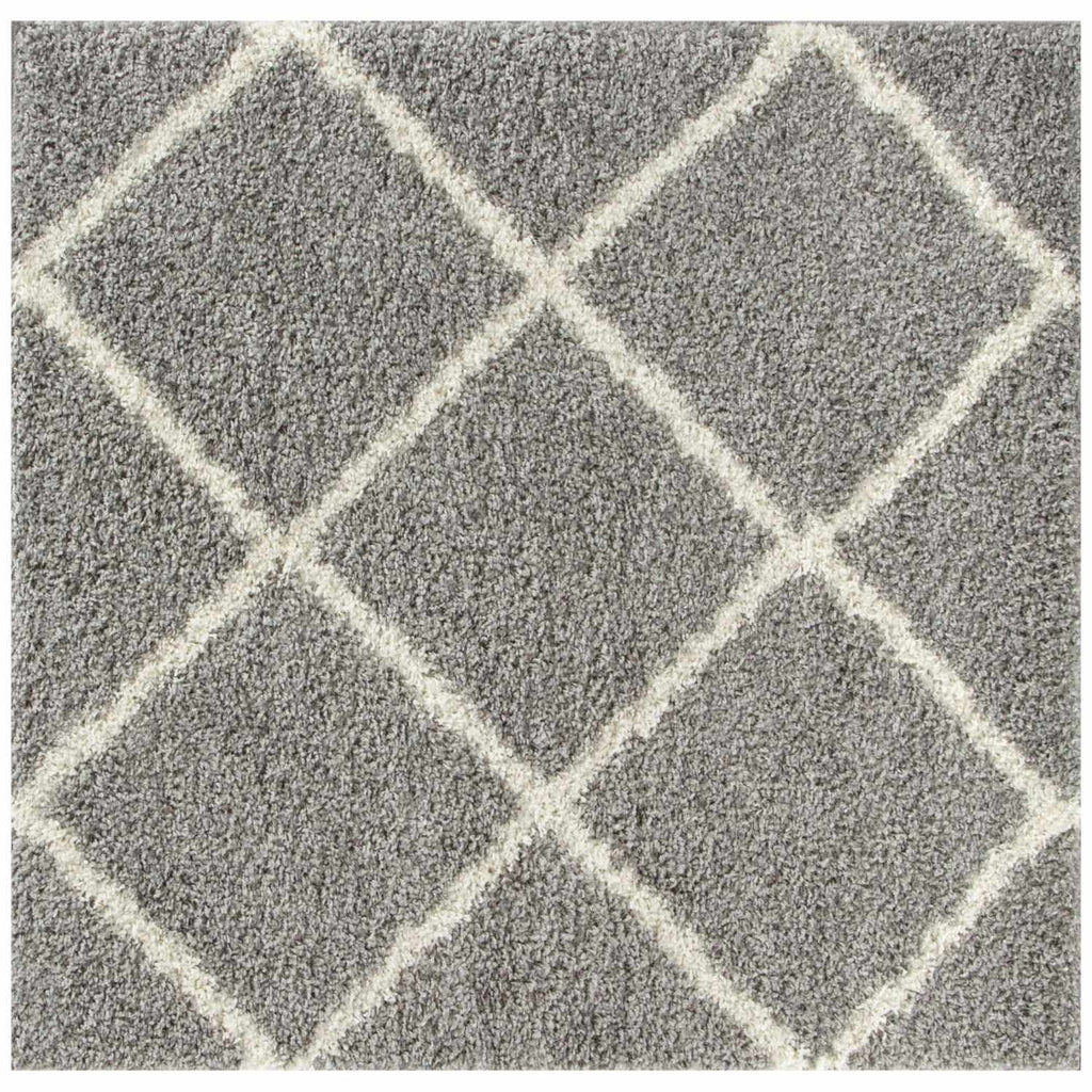 Moroccan Grey Shaggy Rug