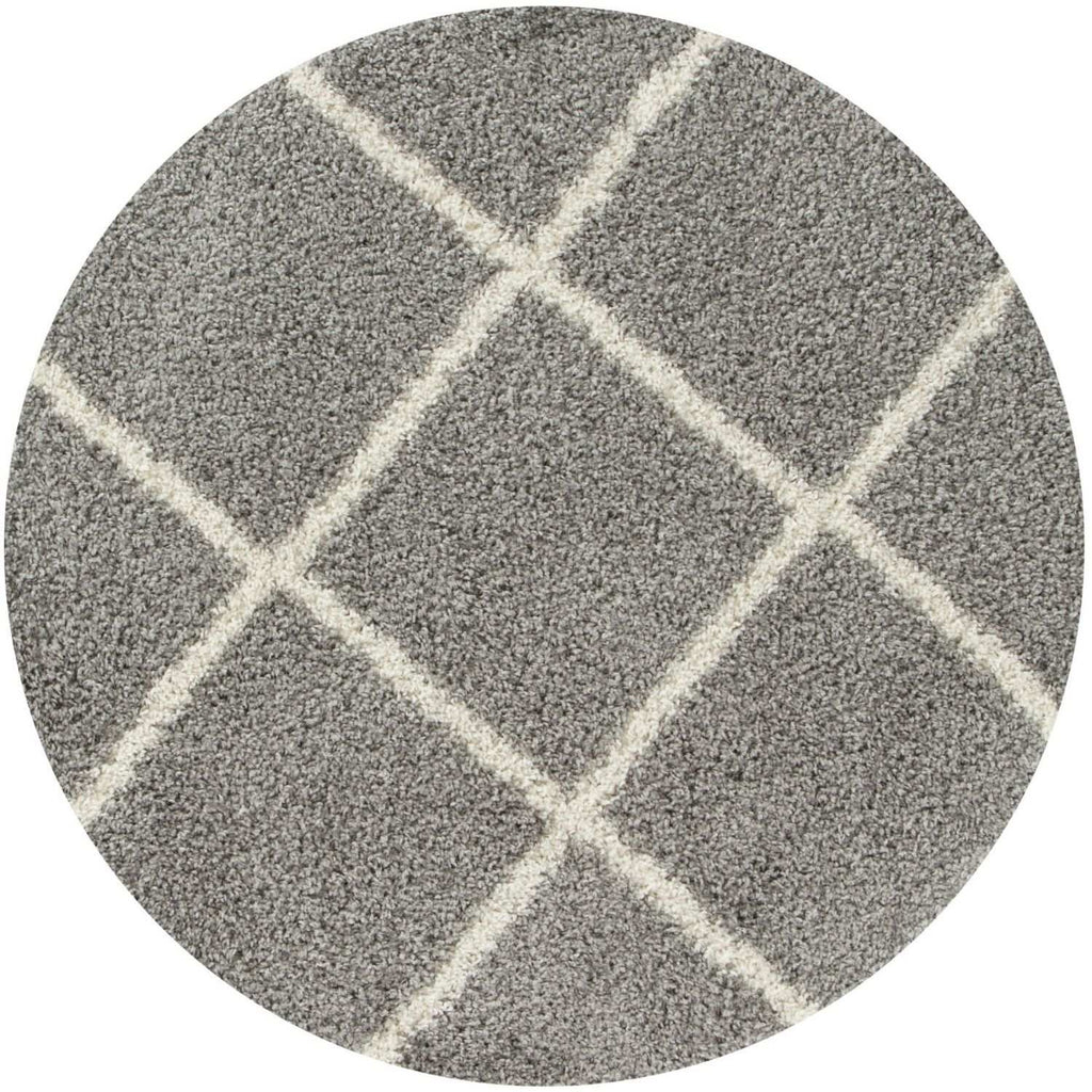 Moroccan Grey Shaggy Rug