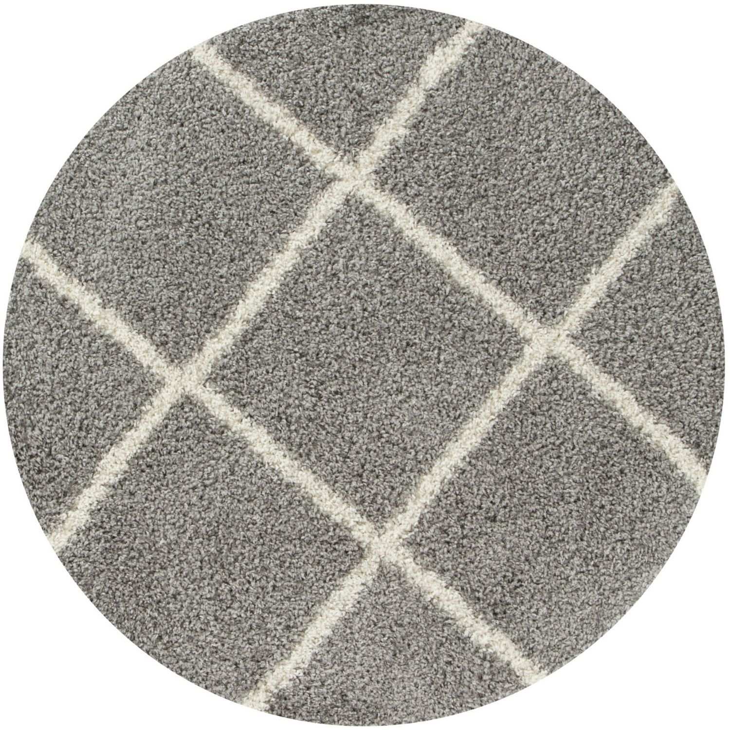 Moroccan Grey Shaggy Rug
