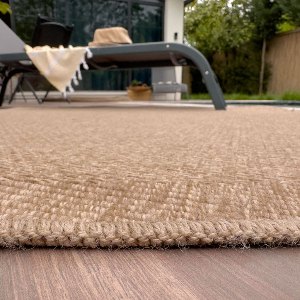 Nature Outdoor Rug Neutral Jute Natural