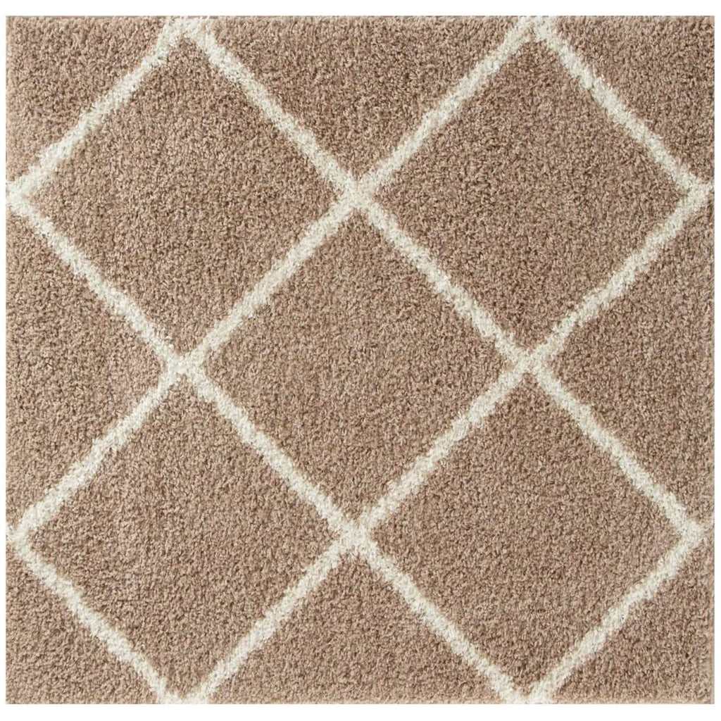 Moroccan Beige Shaggy Natural Rug