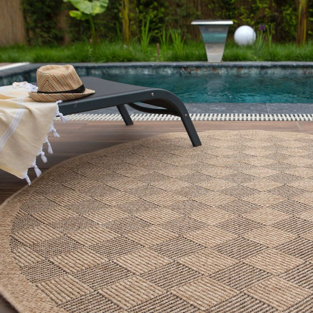 Nature Outdoor Rug Dark Grey