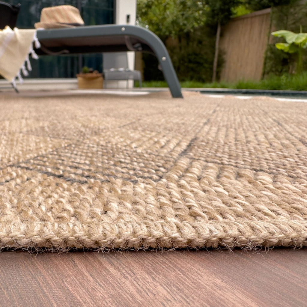 Nature Outdoor Rug Dark Grey