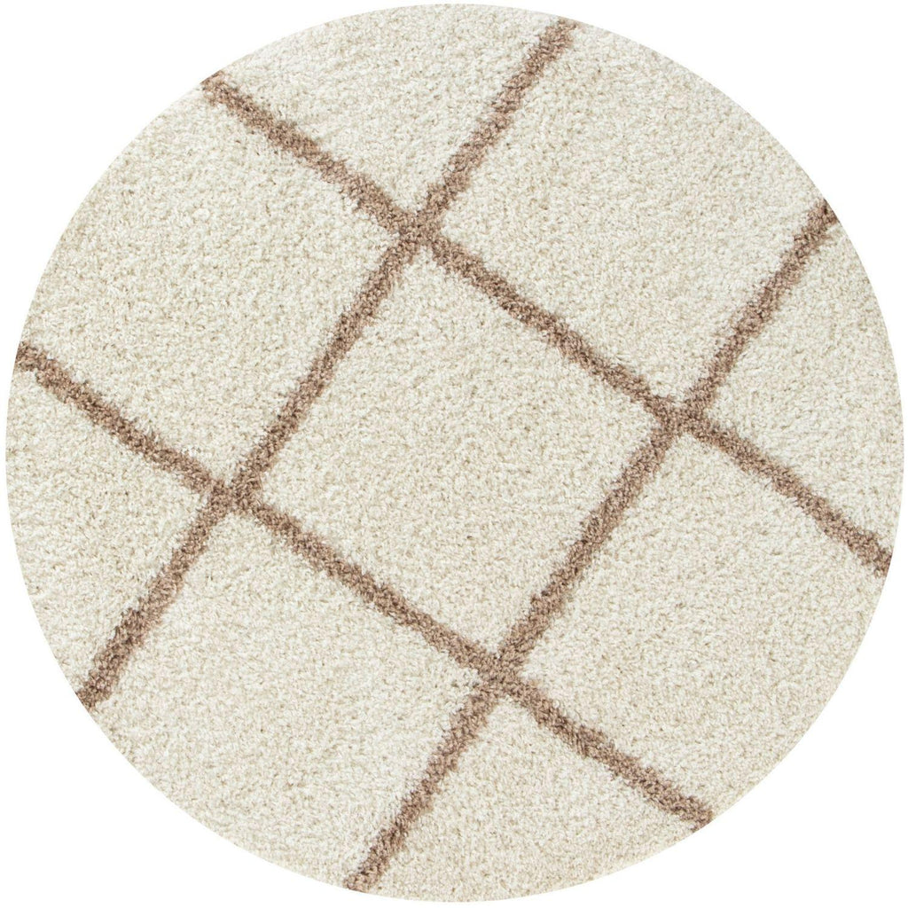 Moroccan Ivory Shaggy Rug