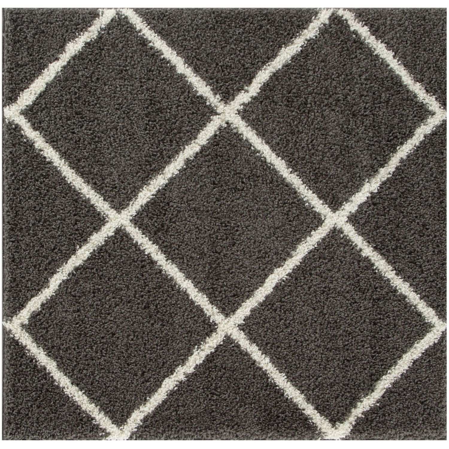 Moroccan Dark Grey Shaggy Rug