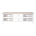 Hampstead Birchwood Oak Contemporary Media Unit