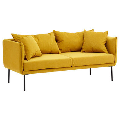 2 Seat Yellow Sofa, Kolding