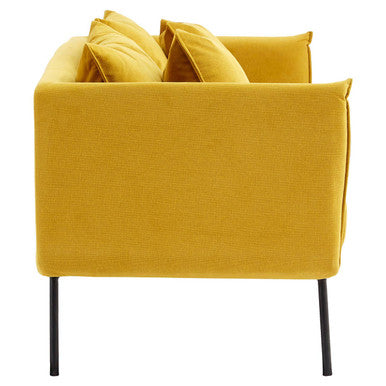2 Seat Yellow Sofa, Kolding