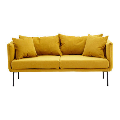 2 Seat Yellow Sofa, Kolding