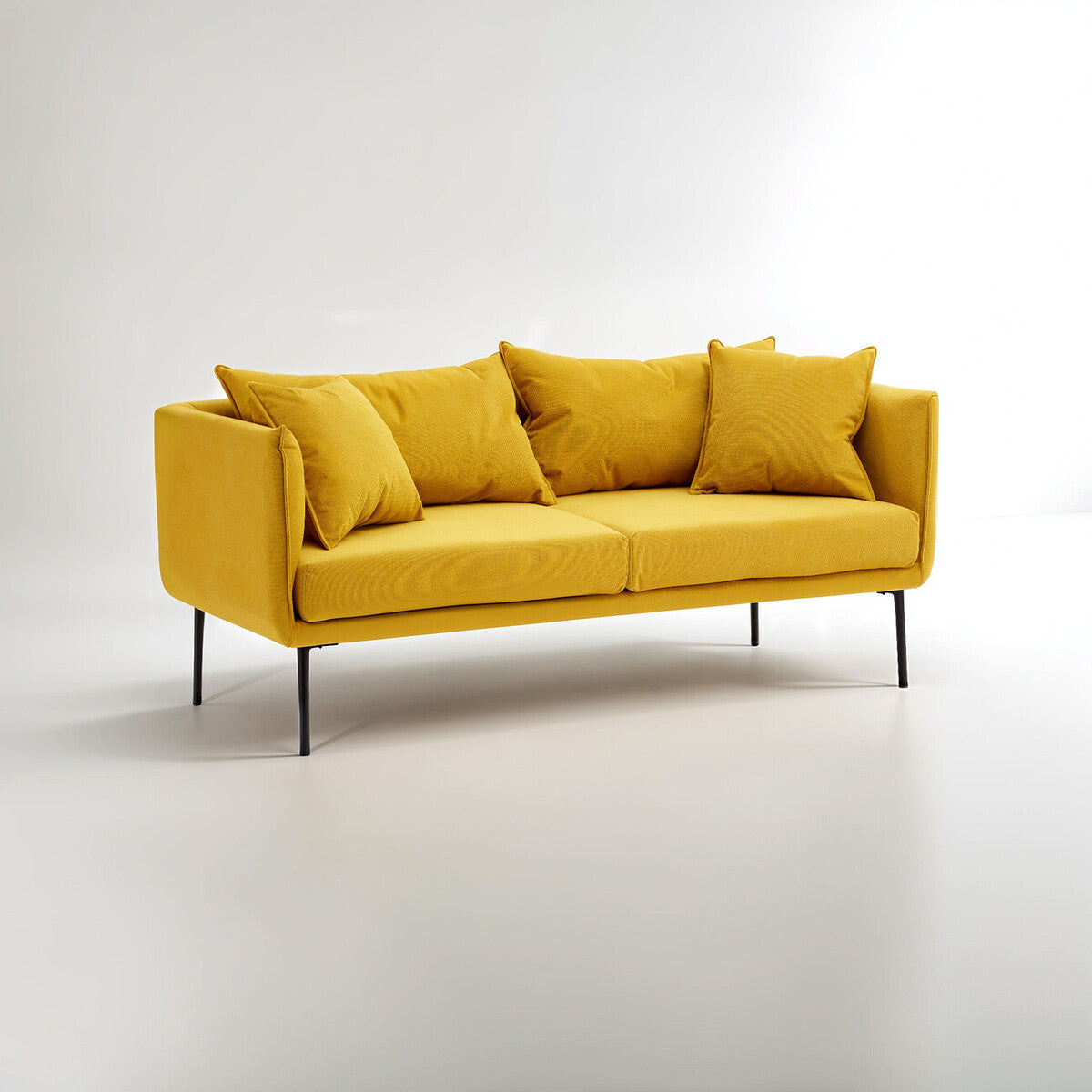 2 Seat Yellow Sofa, Kolding
