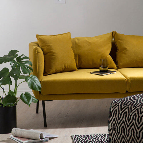 2 Seat Yellow Sofa, Kolding