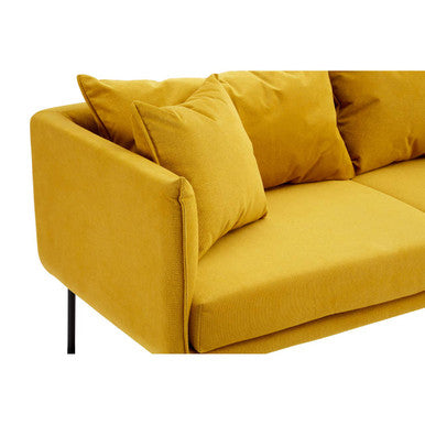 2 Seat Yellow Sofa, Kolding