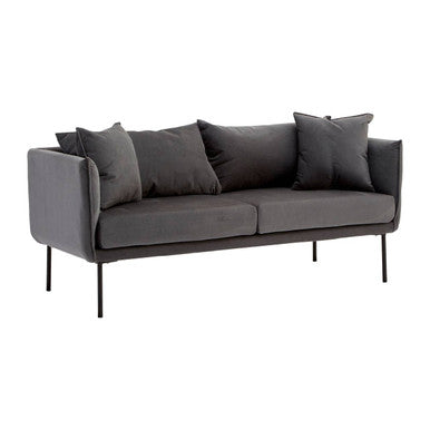 2 Seat Grey Sofa, Kolding