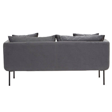2 Seat Grey Sofa, Kolding
