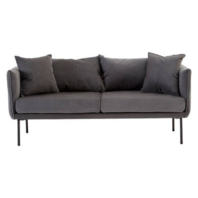 2 Seat Grey Sofa, Kolding