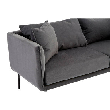 2 Seat Grey Sofa, Kolding