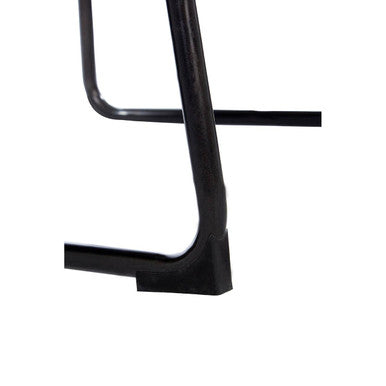 Dalston Mocha Bar Stool With Gunmetal Legs