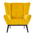 Maiko Yellow Fabric Armchair