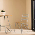 District Grey Metal & Elm Wood Chair