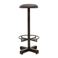 Buffalo Antique Blue Leather Bar Stool