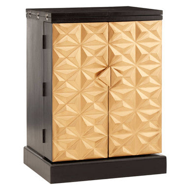 Malta Bar Unit Mango Wood Black