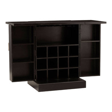 Malta Bar Unit Mango Wood Black