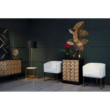 Malta Bar Unit Mango Wood Black