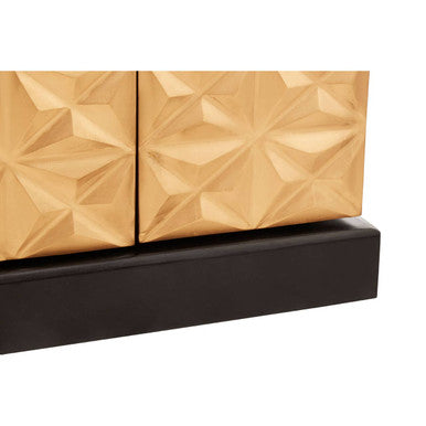 Malta Bar Unit Mango Wood Black