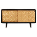 Malta Mango Wood Gold Contemporary Sideboard