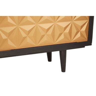 Malta Mango Wood Gold Contemporary Sideboard