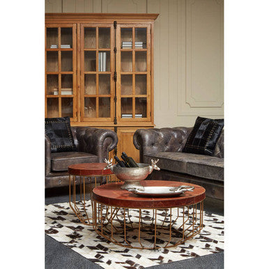 Lyon Natural Oak Wood Large Cabinet