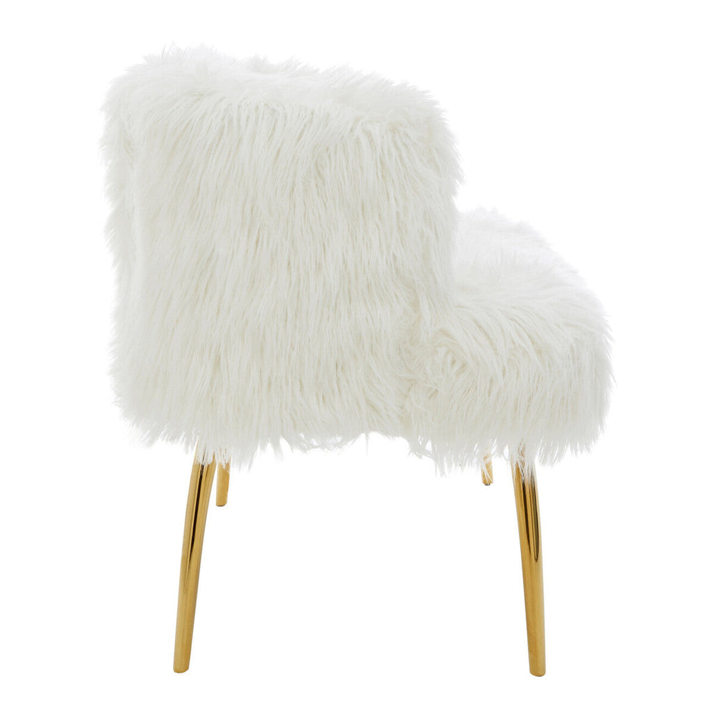 Fur Sofa With Gold Legs, Clarence