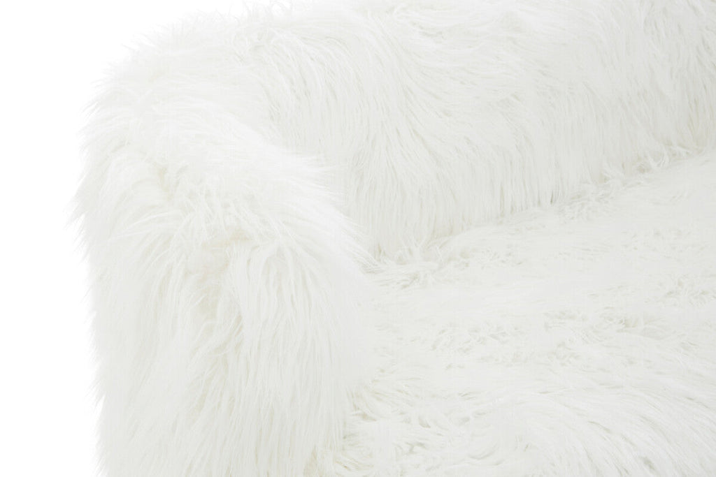 Fur Sofa With Gold Legs, Clarence