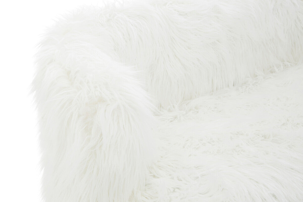 Fur Sofa With Gold Legs, Clarence