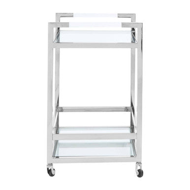 Vogue 2 Tier Drinks Trolley Contemporary