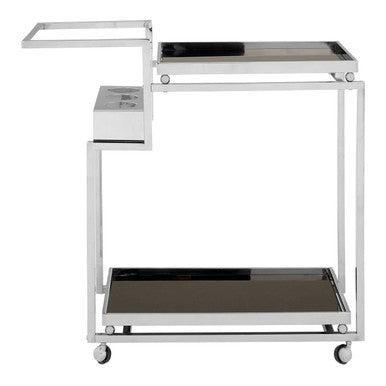 Novo 3 Tier Trolley With Silver Frame