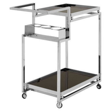 Novo 3 Tier Trolley With Silver Frame