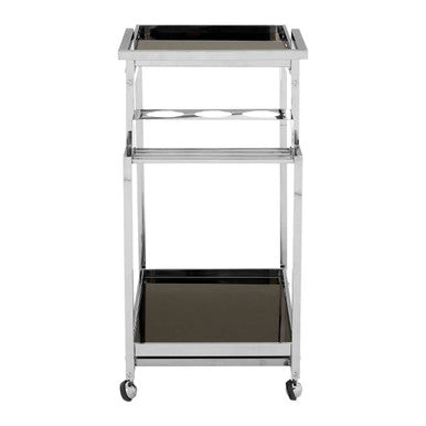 Novo 3 Tier Trolley With Silver Frame