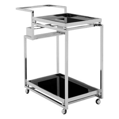 Novo 3 Tier Trolley With Silver Frame