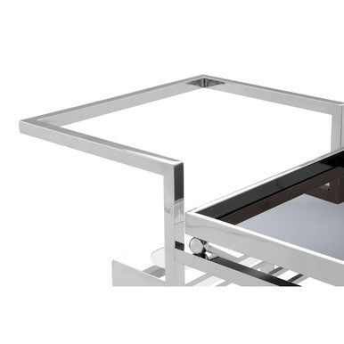 Novo 3 Tier Trolley With Silver Frame
