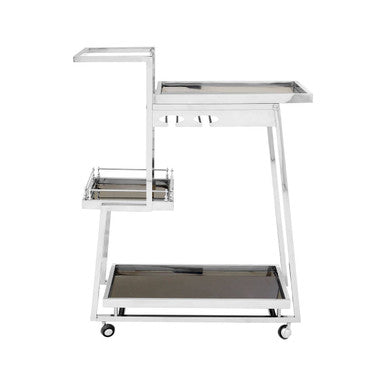 Novo 3 Tier Silver Trolley