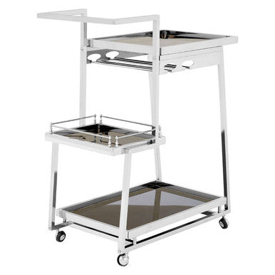 Novo 3 Tier Silver Trolley