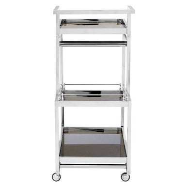 Novo 3 Tier Silver Trolley