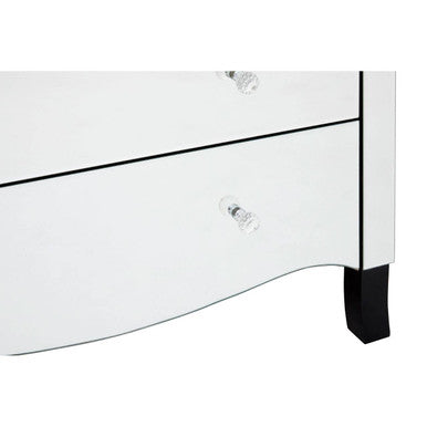Graciela Chest Of 4 Drawers With Mirror Frame