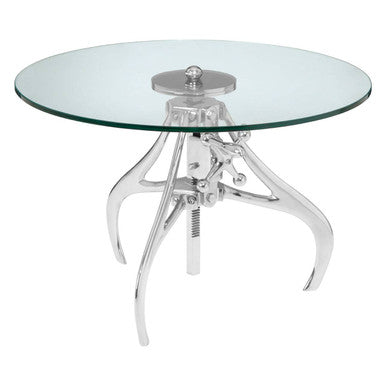 Clear Glass Top Coffee Table