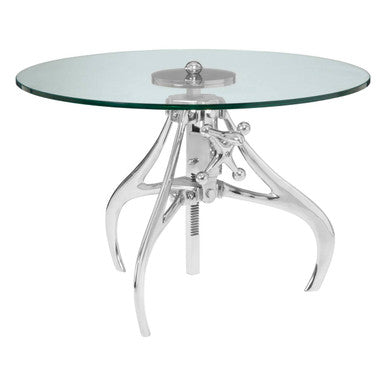 Clear Glass Top Coffee Table