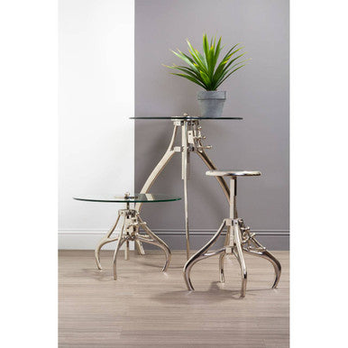 Clear Glass Top Coffee Table