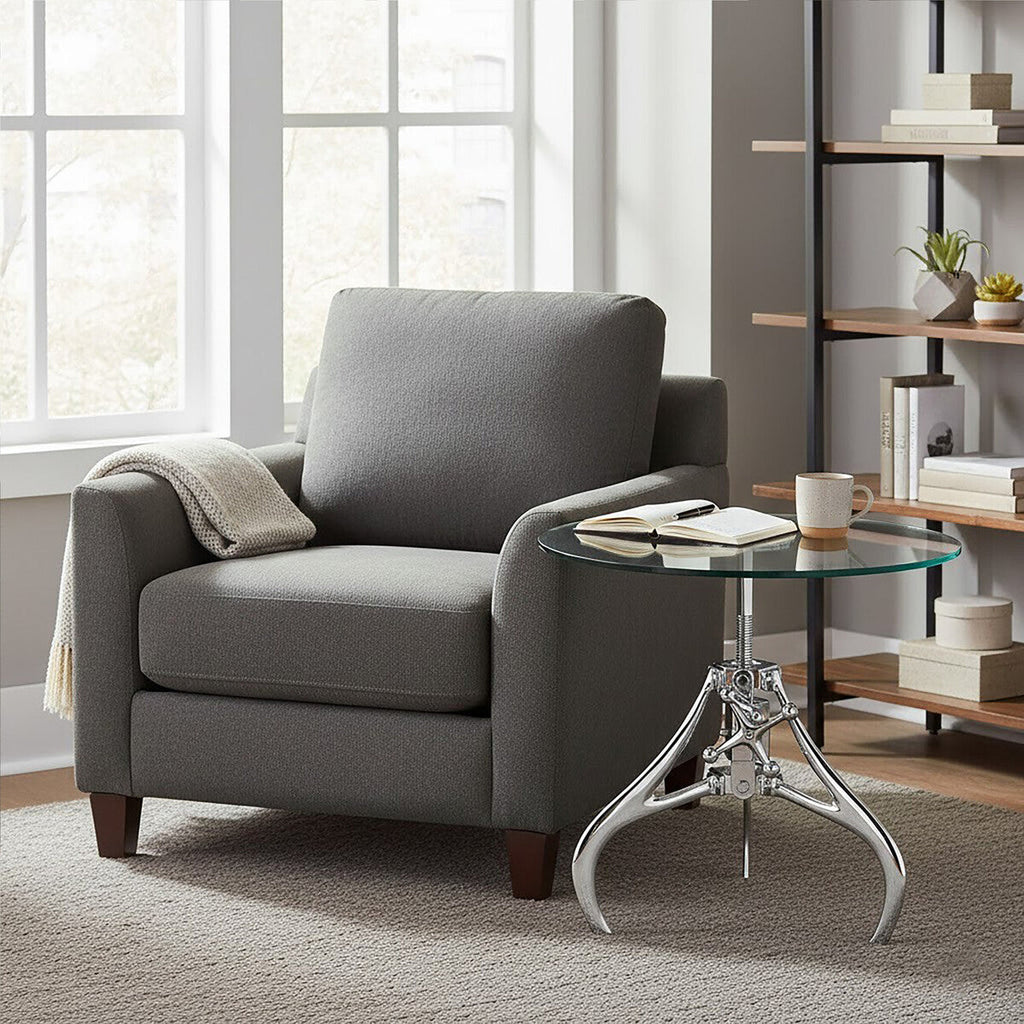 Clear Glass Top Coffee Table