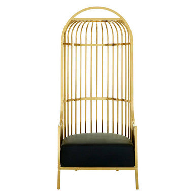 Eliza Gold Dome Cage Chair
